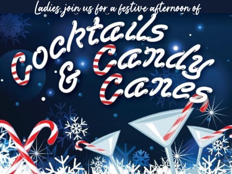 Cocktails and Candy Canes Ladies Lunch