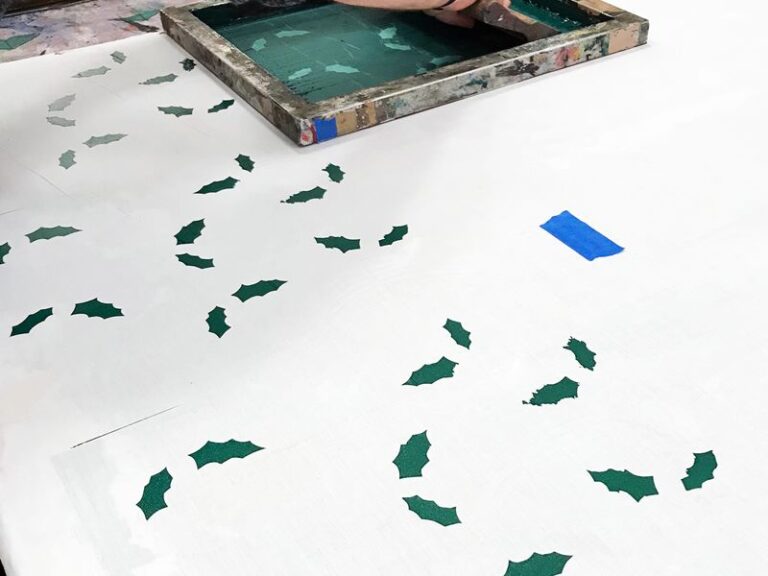 Screen Print Your Own Reusable Wrapping Paper