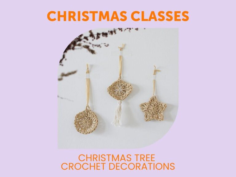 Christmas Tree Crochet Decorations Workshop