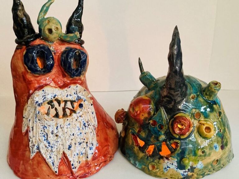 Ceramic Halloween Lanterns