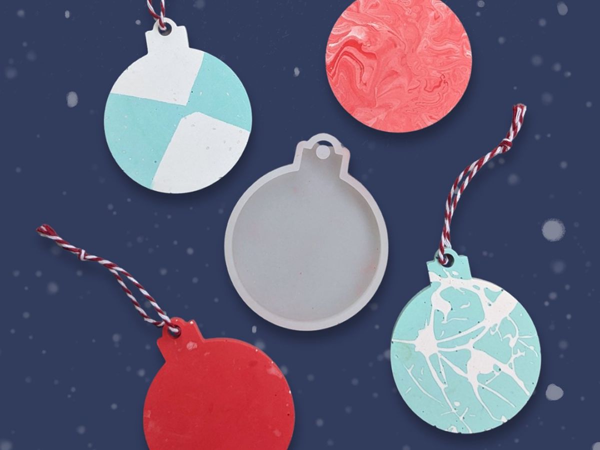 Beginners Jesmonite Christmas Bauble Casting Workshop