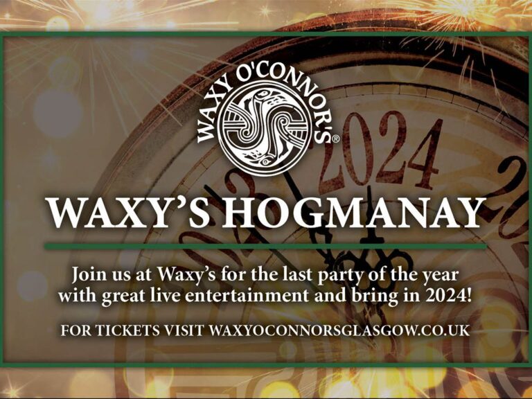 Waxy's Hogmanay Party