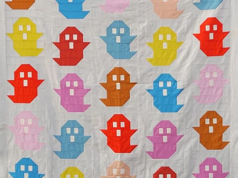 Quilting and Patchwork Halloween Ghost