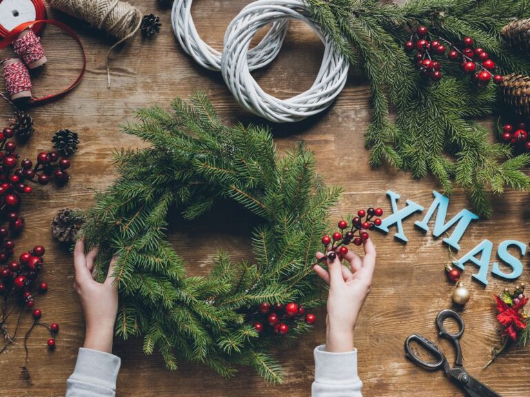 Festive Wreath Making at Many Studios