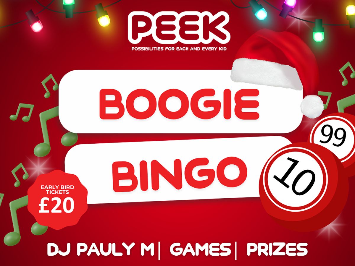 PEEK Charity Boogie Bingo