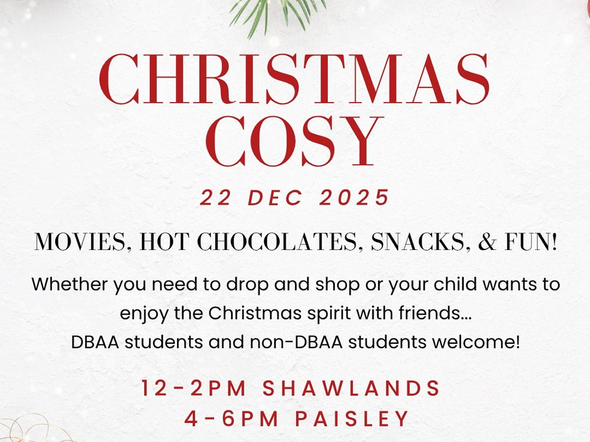 DBAA Christmas Cosy
