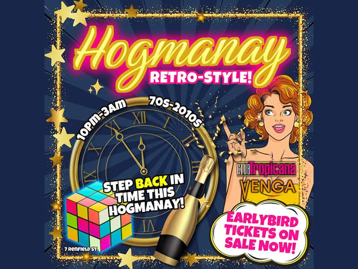 Hogmanay at Club Tropicana Glasgow