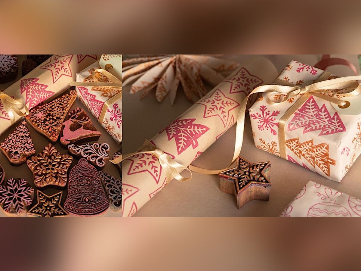 Print & Sip: Eco-friendly Festive Gift Wrap